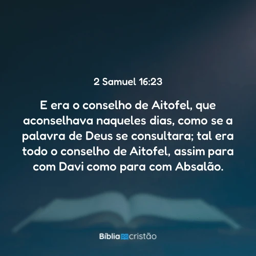 2 Samuel 16:23