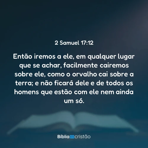 2 Samuel 17:12