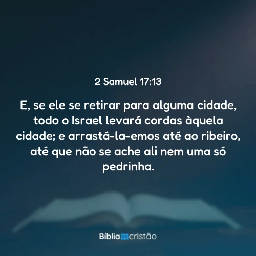 2 Samuel 17:13