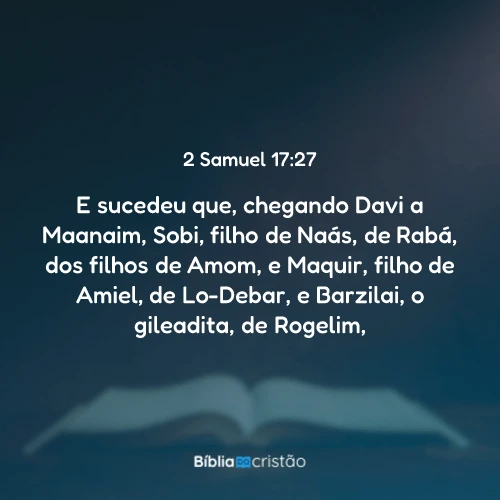 2 Samuel 17:27