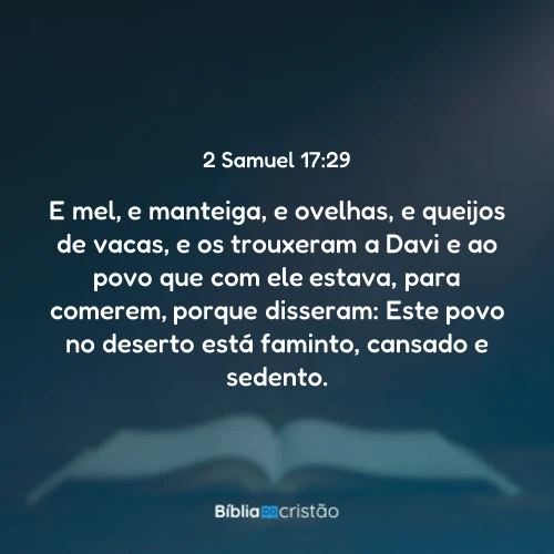 2 Samuel 17:29