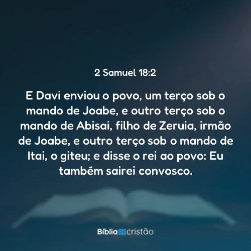 2 Samuel 18:2