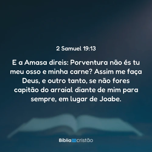 2 Samuel 19:13