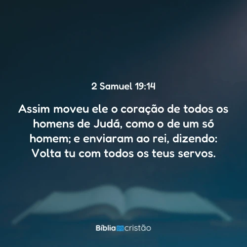 2 Samuel 19:14