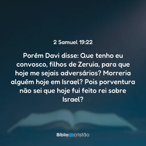 2 Samuel 19:22