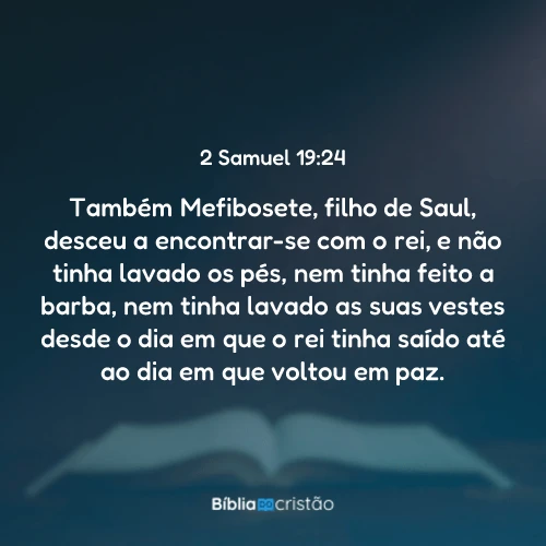 2 Samuel 19:24