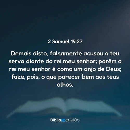 2 Samuel 19:27
