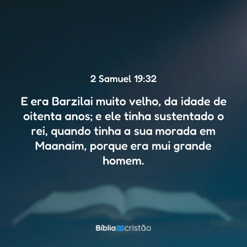 2 Samuel 19:32