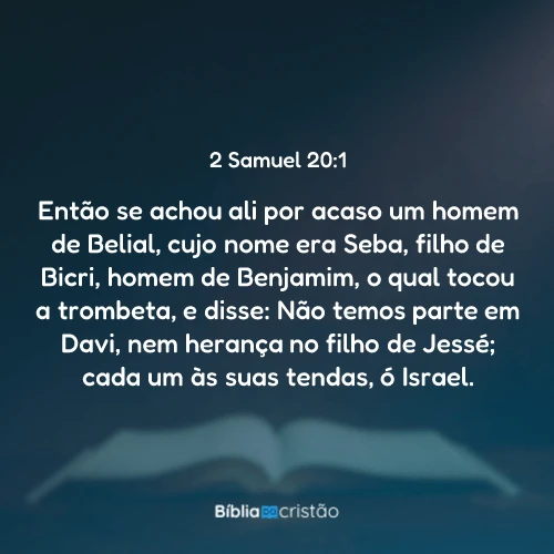 2 Samuel 20:1