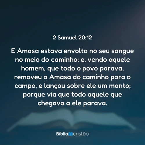 2 Samuel 20:12