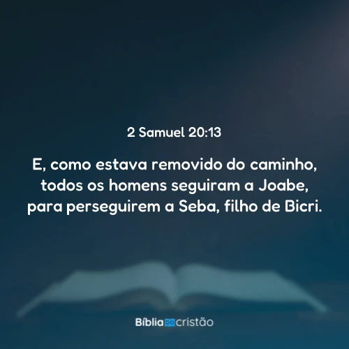 2 Samuel 20:13