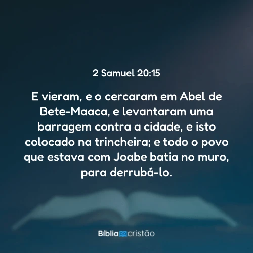 2 Samuel 20:15