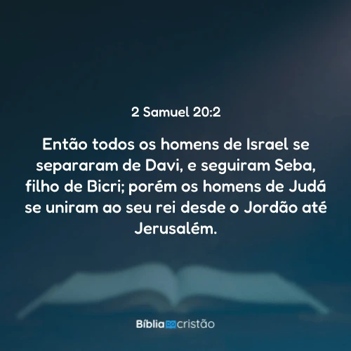 2 Samuel 20:2