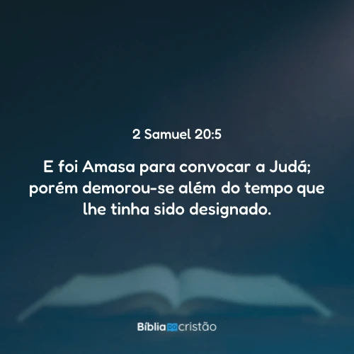 2 Samuel 20:5