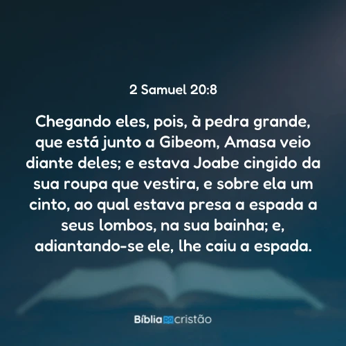 2 Samuel 20:8