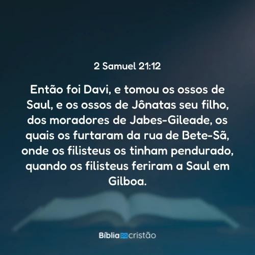 2 Samuel 21:12