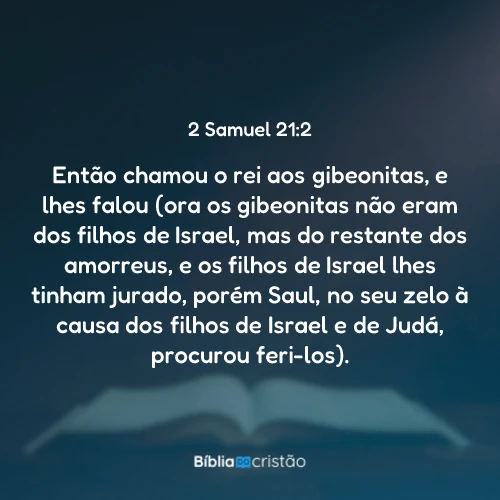 2 Samuel 21:2