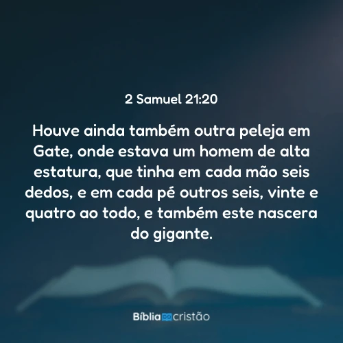 2 Samuel 21:20