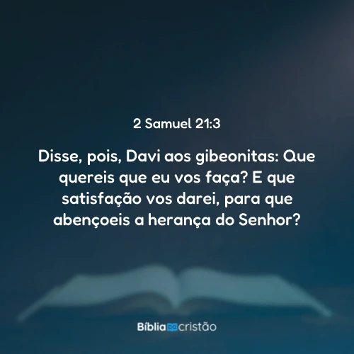 2 Samuel 21:3
