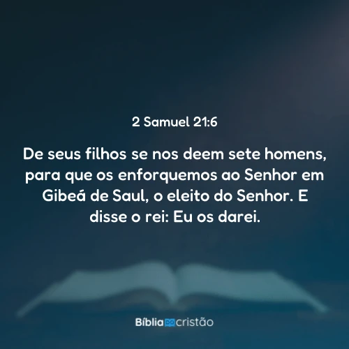 2 Samuel 21:6