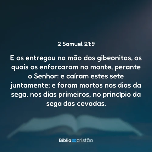 2 Samuel 21:9