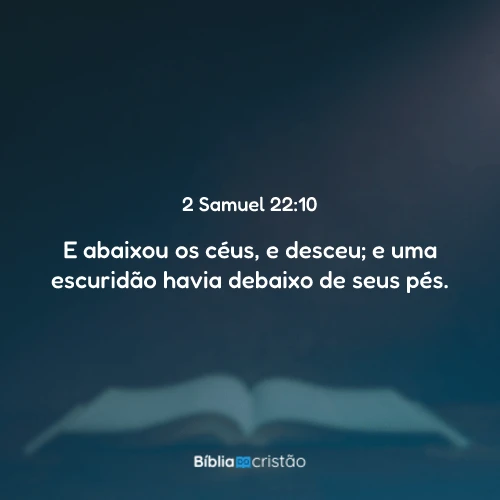 2 Samuel 22:10