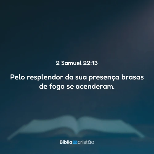 2 Samuel 22:13