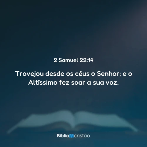 2 Samuel 22:14