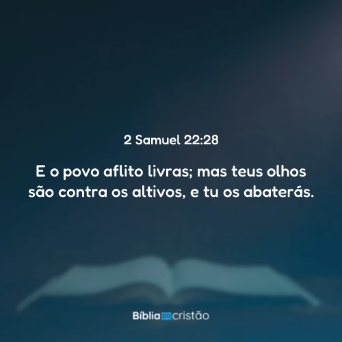 2 Samuel 22:28