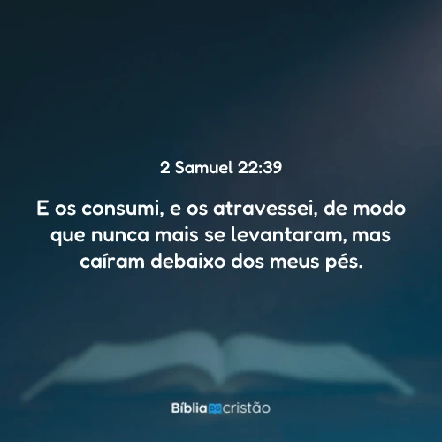 2 Samuel 22:39