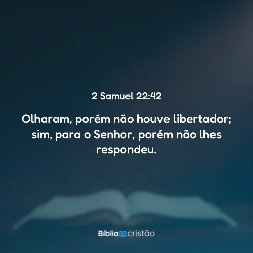 2 Samuel 22:42