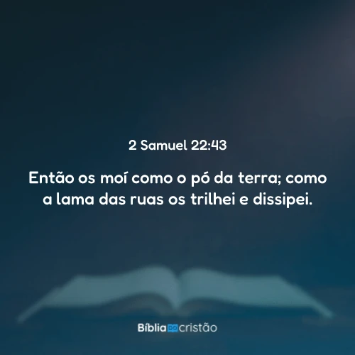 2 Samuel 22:43