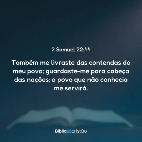 2 Samuel 22:44