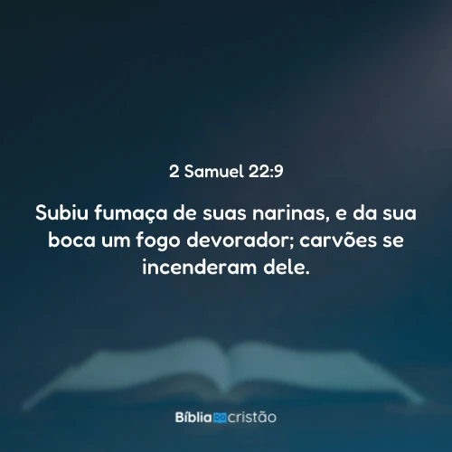 2 Samuel 22:9