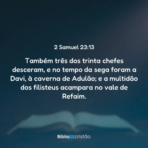 2 Samuel 23:13