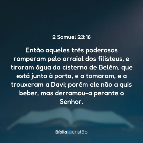 2 Samuel 23:16