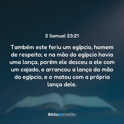 2 Samuel 23:21