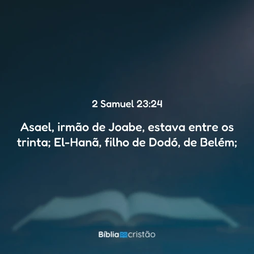 2 Samuel 23:24