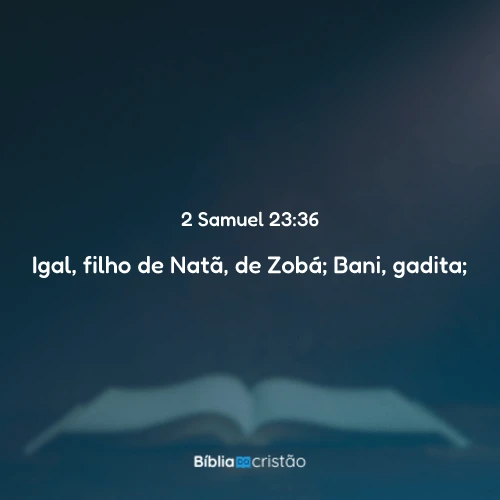 2 Samuel 23:36