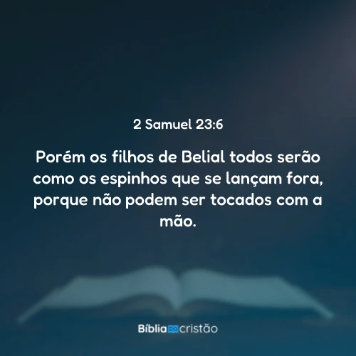 2 Samuel 23:6