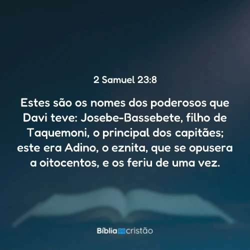2 Samuel 23:8