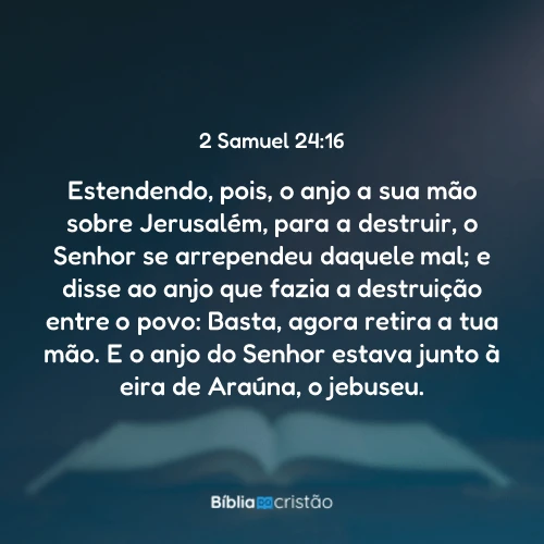 2 Samuel 24:16