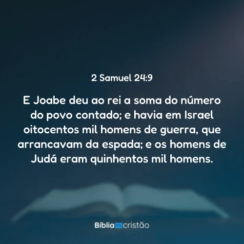 2 Samuel 24:9