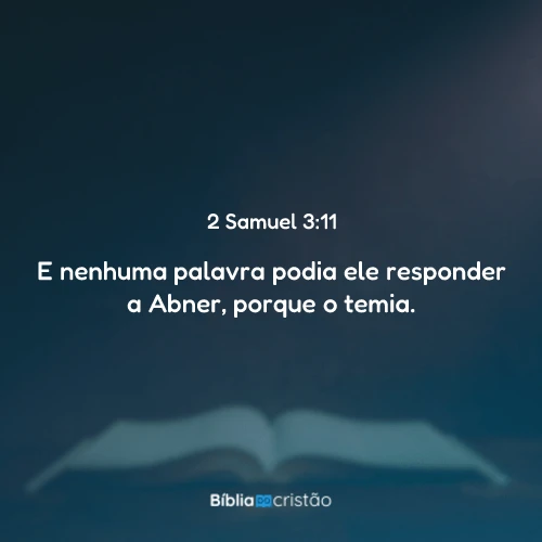 2 Samuel 3:11