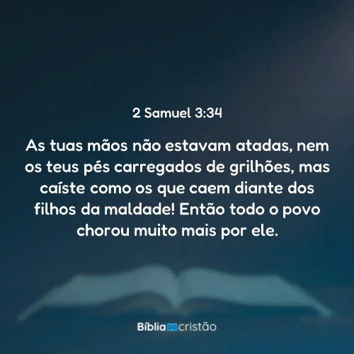 2 Samuel 3:34