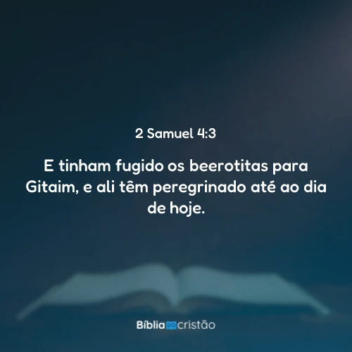 2 Samuel 4:3