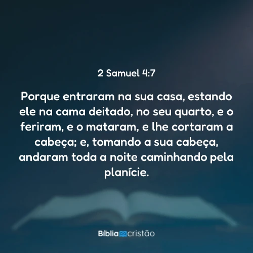 2 Samuel 4:7