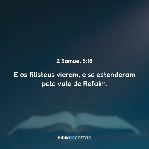 2 Samuel 5:18