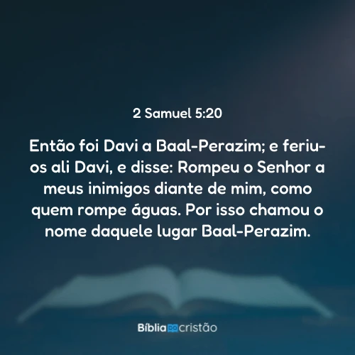 2 Samuel 5:20