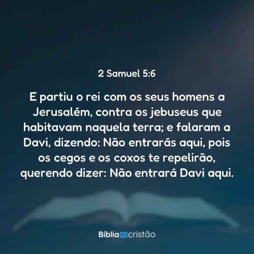 2 Samuel 5:6